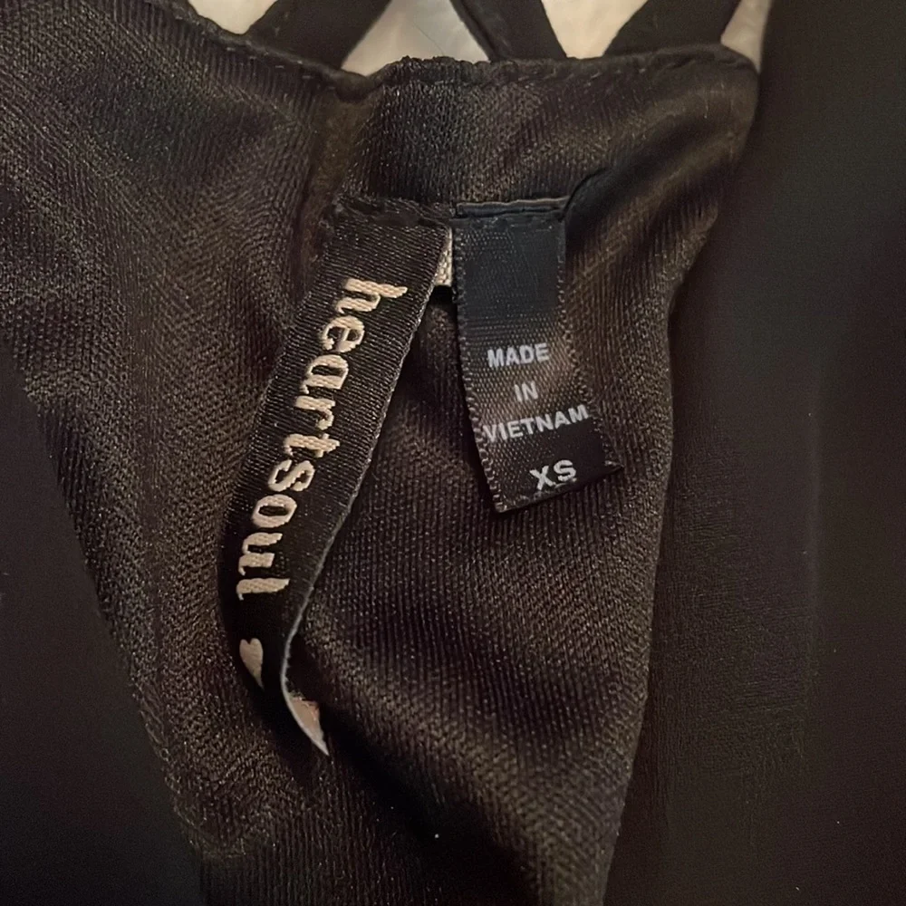 Black Lace Back Romper size XS - Picture 7 of 10